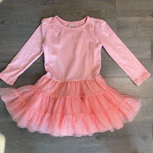 Old Navy Long Sleeve Pink Princess Dress 3T